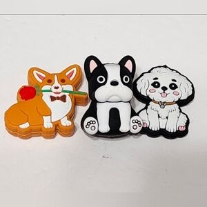 Dog Focal Beads Corgi French Bulldog White Dog Silicone Craft Beadable Pen‎